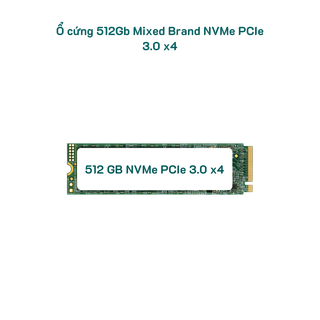 Ổ cứng 512Gb Mixed Brand NVMe PCIe 3.0 x4