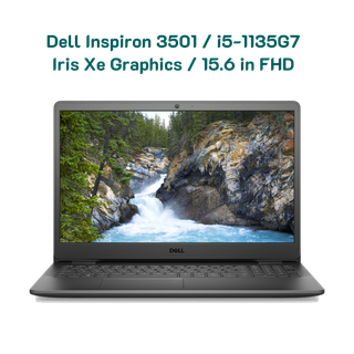 Laptop Dell Inspiron 3501 i5-1135G7 / Iris Xe Graphics / 15.6 in FHD