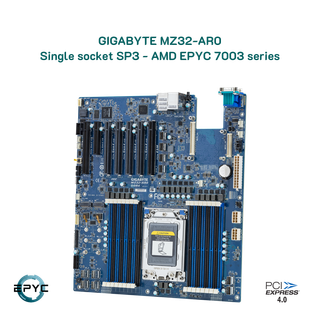 Mainboard server Gigabyte MZ32-AR0 Single AMD EPYC 7003 series