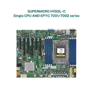 Mainboard server Supermicro H11SSL-C đơn AMD EPYC 7001/7002 series