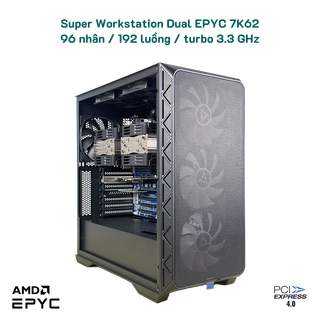 High Computing CFD Workstation Dual EPYC 96 nhân / 192 luồng